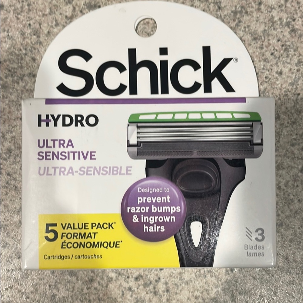 Schick Hydro Ultra Sensitive Razor Blades men’s care shaving
